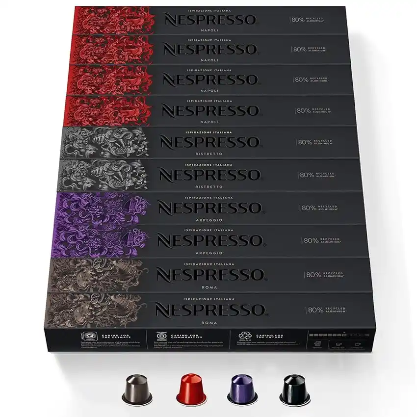 Image from Supermercato Sottocasa: 👀 CAPSULE NESPRESSO ORIGINALI - Selezione Ispirazione Italiana da 100...