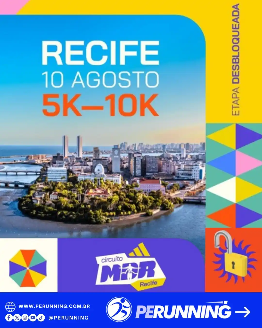 Image from PE RUNNING | Corrida e Caminhada: *CIRCUITO MDR ADIDAS* _ETAPA RECIFE_ 📆 10/08/2025 📍 Recife ✅ *SAIB...