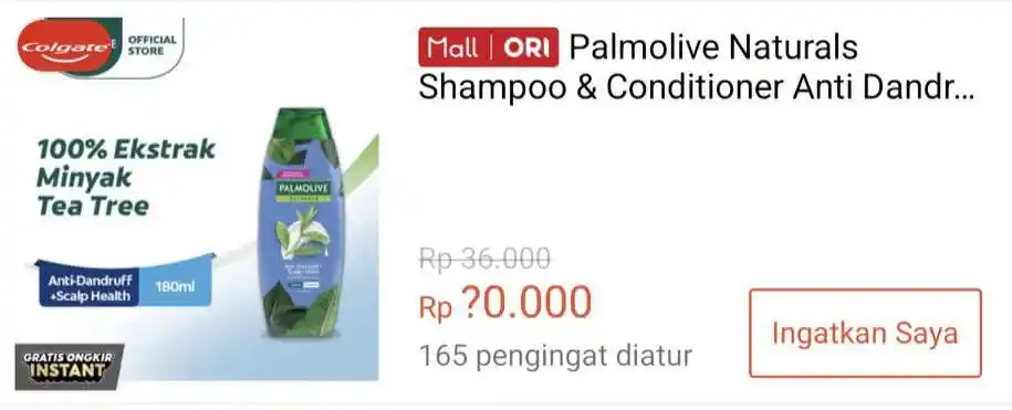 Image from PROMO SHOPEE 🔥: Colgate Serba Rp10.000 🔥PK 12:00 Palmolive Naturals Shampoo & Conditi...