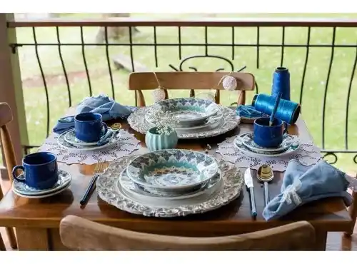 Image from Ofertas&Promoções EXPRESS - Shopee Aliexpress Mercado livre Amazon: CONJUNTO BONITO PRA RECEBER SUA QRIDA SOGRA Aparelho De Jantar Oxford...
