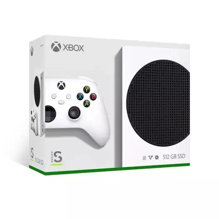 Image from Rafael Pacheco Ofertas: - Console Microsoft Xbox Series S - Modelo NACIONAL + NF Garantia MICR...