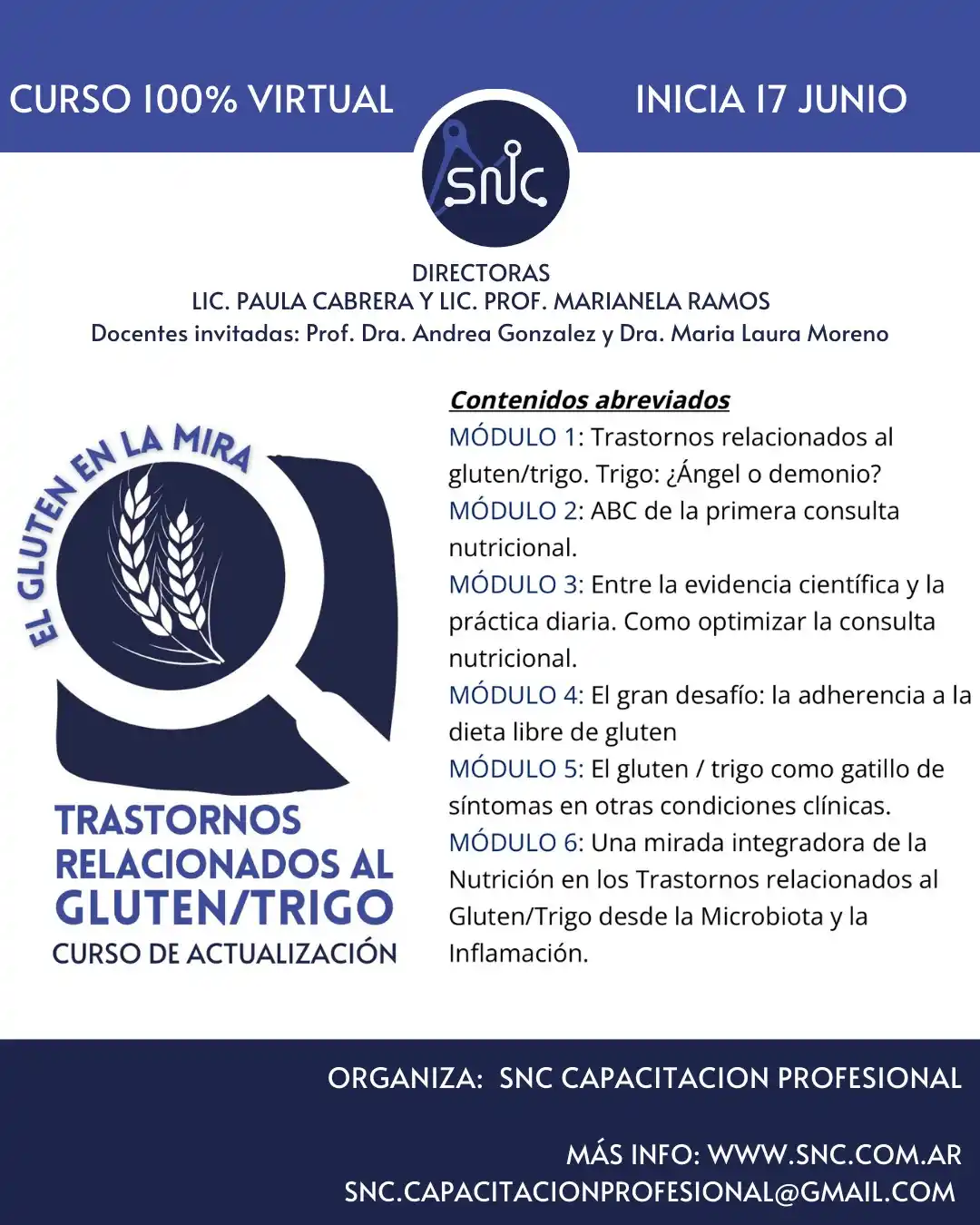 Image from FAGE Federación Argentina de Gastroenterología: 📢 *Curso de actualización: El Gluten en la mira. Trastornos relaciona...