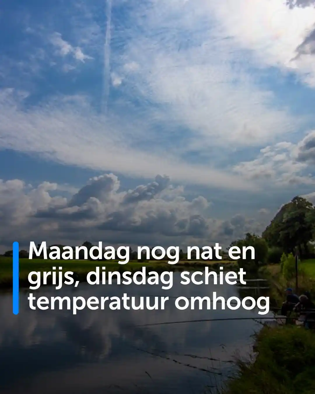 Image from Hart van Nederland: De nieuwe week begint nog wat rommelig, maar dinsdag lijkt het weer ev...