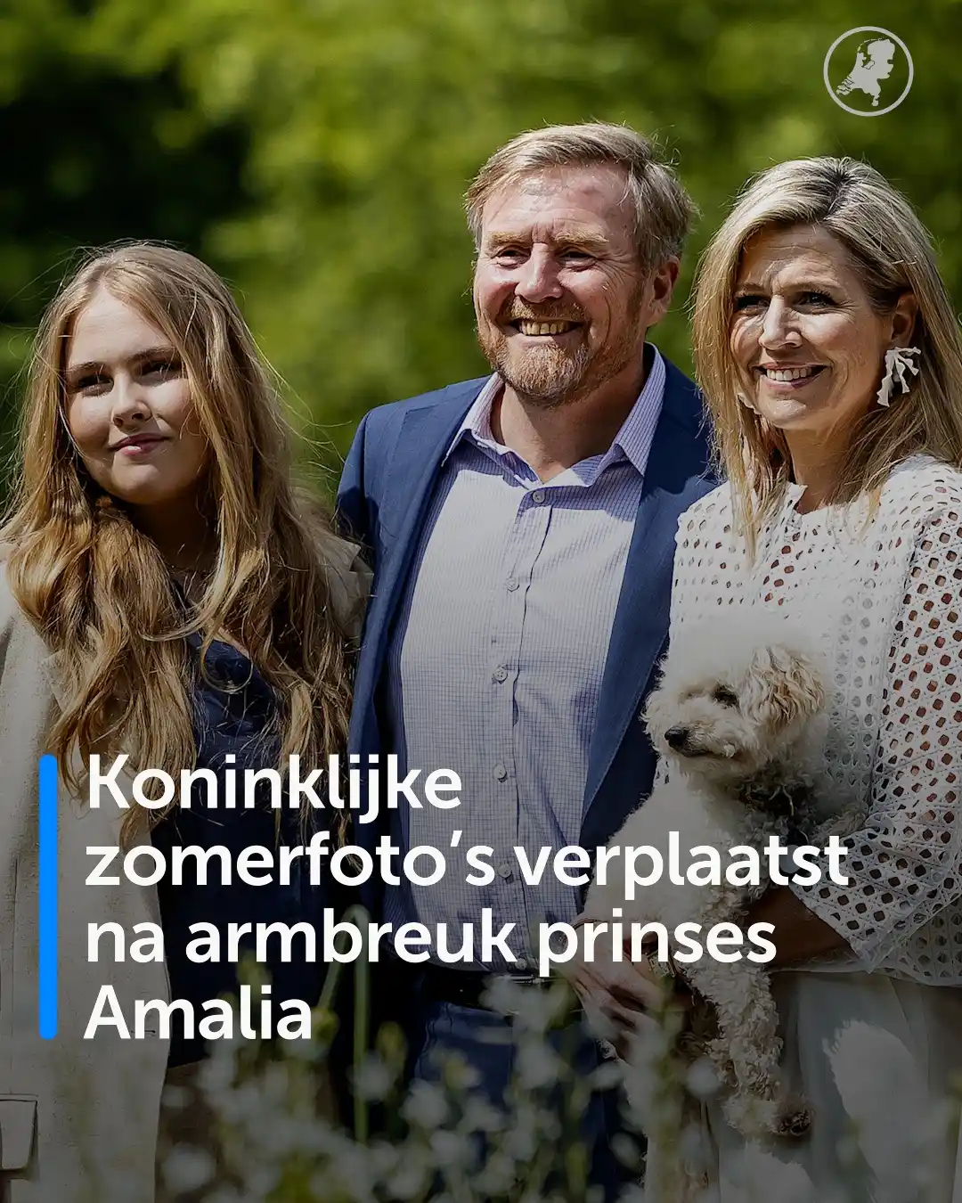 Image from Hart van Nederland: De zomerfotosessie van het koninklijk gezin gaat donderdag niet door. ...