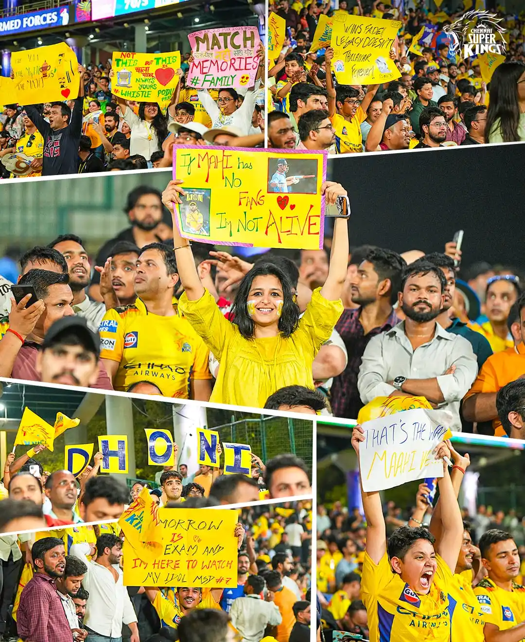 Image from Chennai Super Kings: Dilli Painted Yellove and how! 💛🥳 <a class="text-blue-500 hover:und...