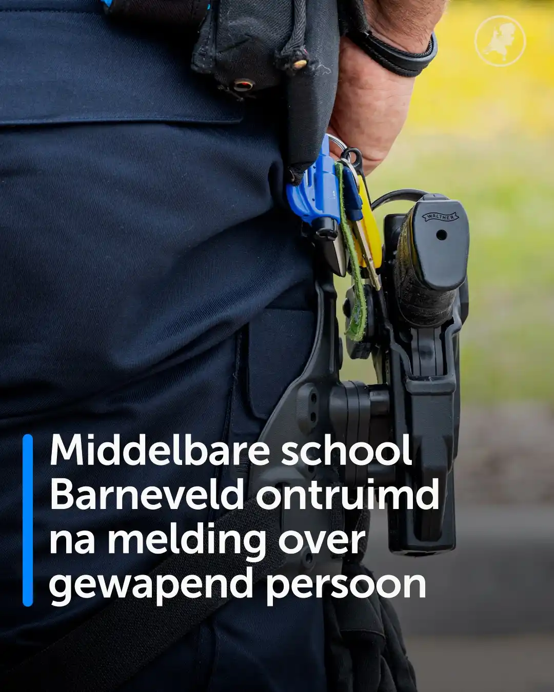 Image from Hart van Nederland: Een school aan de Rietberglaan in Barneveld is donderdagochtend ontrui...