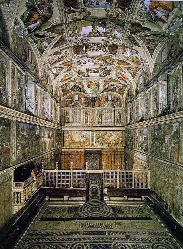 Image from antrophistoria: 🗓️ Efeméride: 10 de mayo de 1508. 🌍 Miguel Ángel inicia la pintura ...