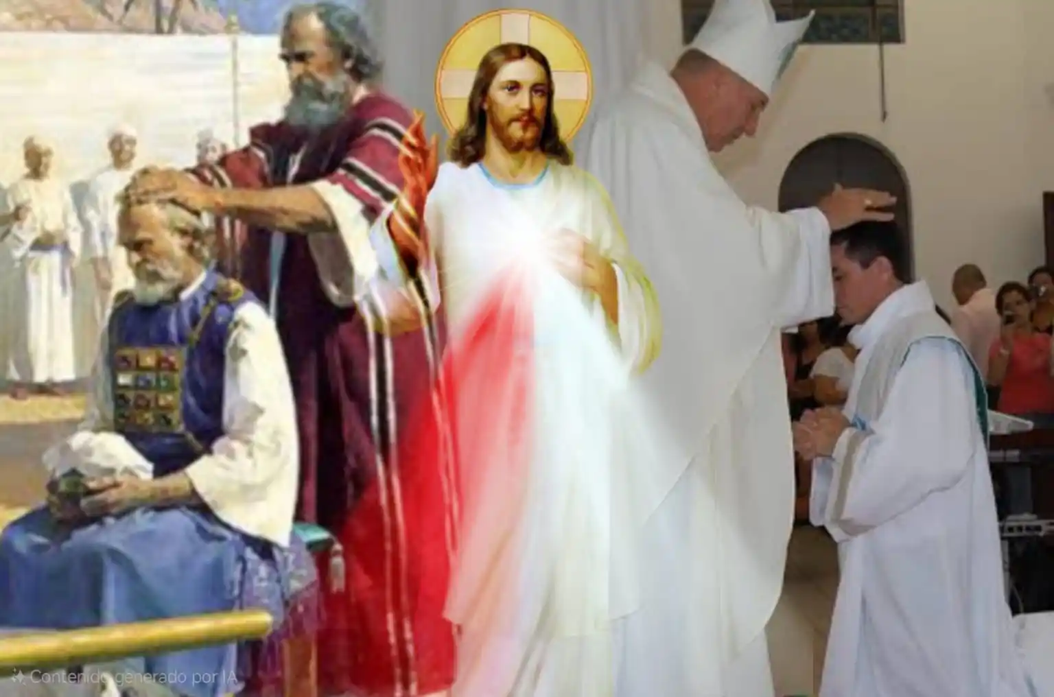 Image from ☧📜 Evangelio 𝐃𝐢𝐚𝐫𝐢𝐨 ✞🕯: 🔥 *El sacerdocio en la Biblia: de Aarón a Cristo, y de Cristo a nosot...