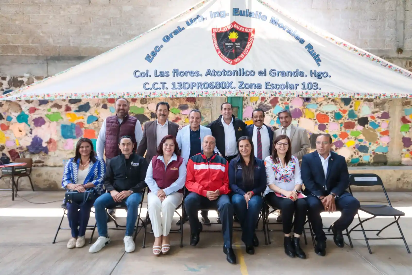 Image from SEPHidalgo: El secretario Naty Castrejón visitó la primaria “Eulalio Morales Ruiz”...