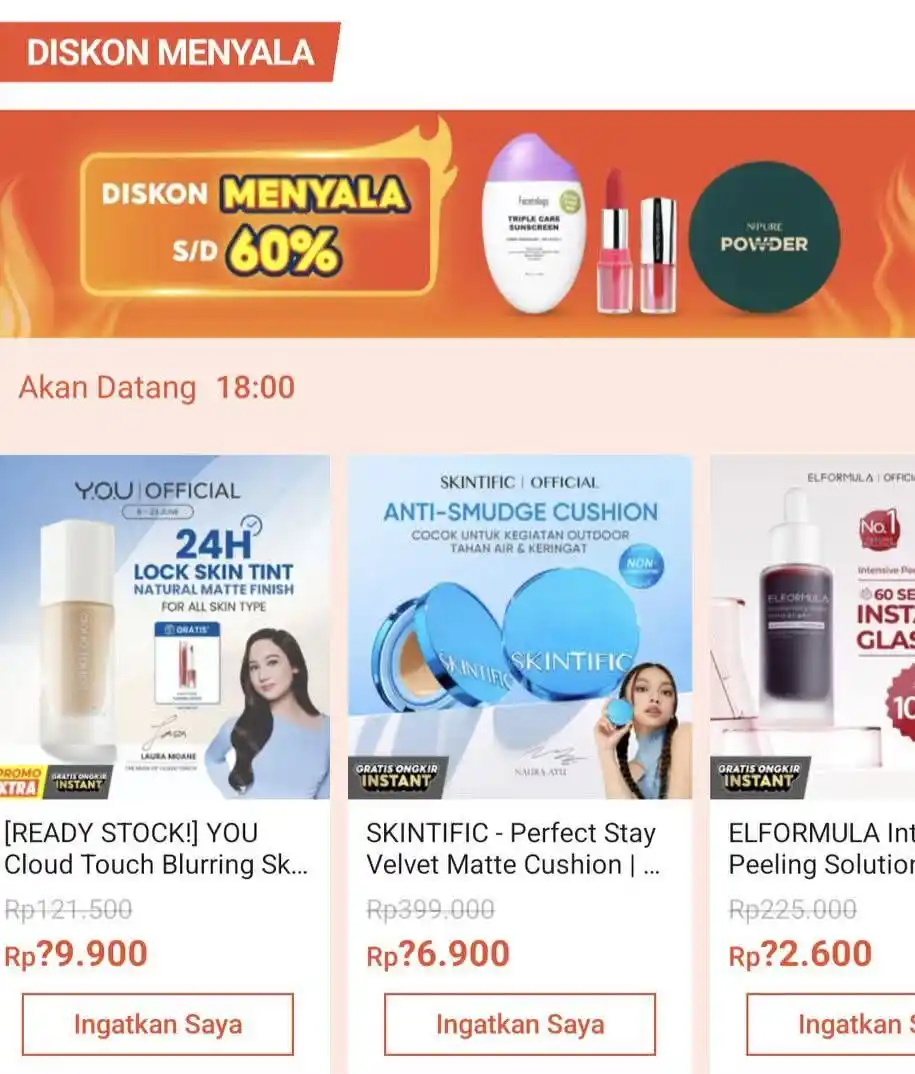 Image from PROMO SHOPEE 🔥: Flash Sale Termurah 🔥PK 18:00 https://s.shopee.co.id/800u5xE99M?share...