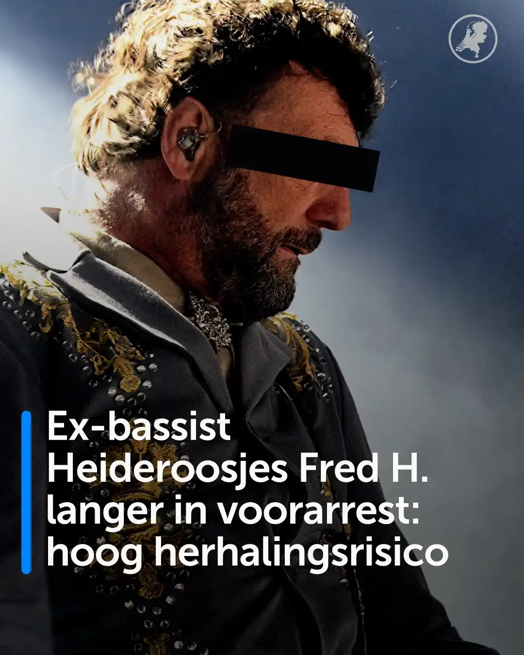 Image from Hart van Nederland: Fred H. (51), voormalig bassist van de Nederlandse punkband Heideroosj...
