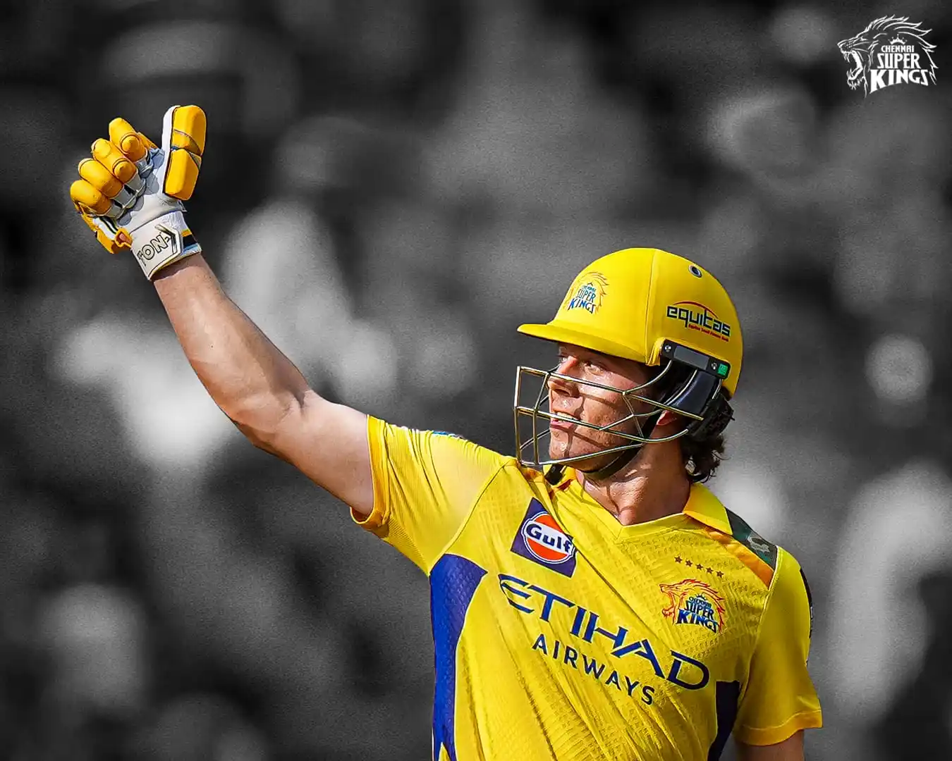 Image from Chennai Super Kings: Give DB a 👍🏻 for the great strike that made us go wow! 💛 What a pl...