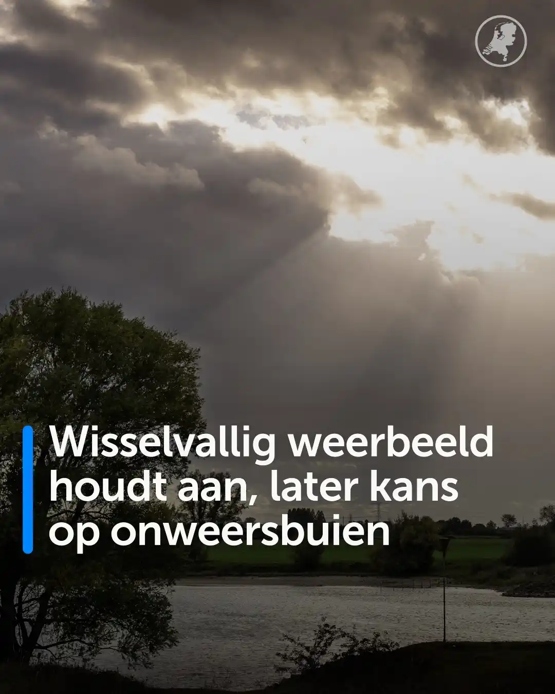 Image from Hart van Nederland: Goedemorgen! Het blijft deze dagen wisselvallig met een afwisseling va...