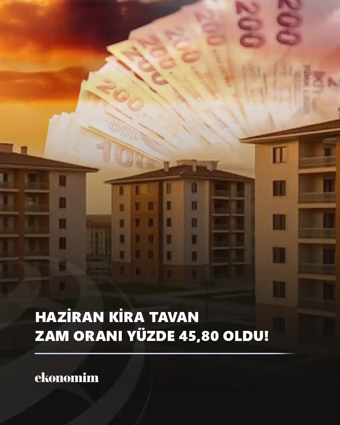 Image from Ekonomim: 📌 Haziran kira tavan zam oranı belli oldu! https://www.ekonomim.com/...
