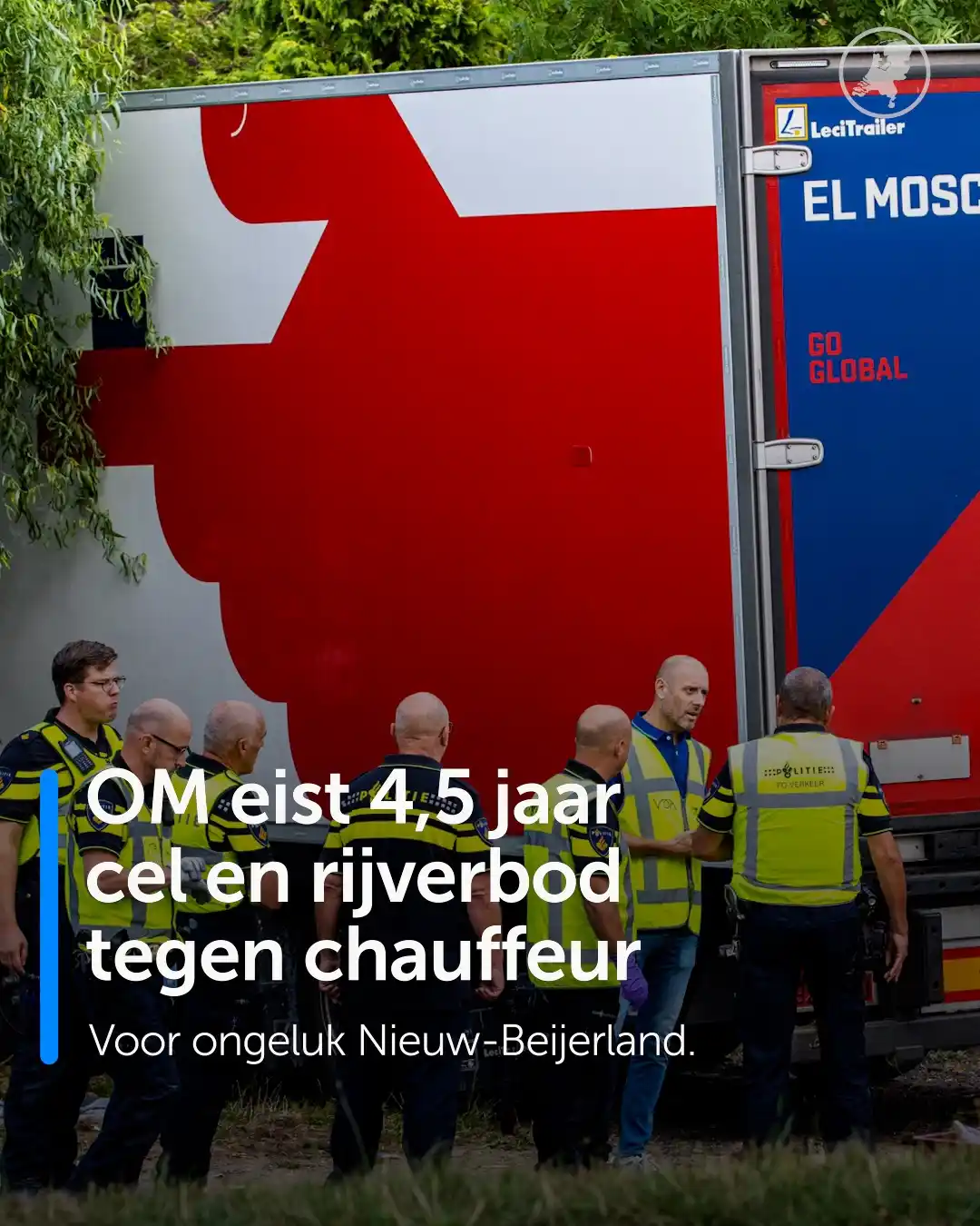 Image from Hart van Nederland: Het Openbaar Ministerie heeft woensdag 4,5 jaar cel en een rijverbod v...
