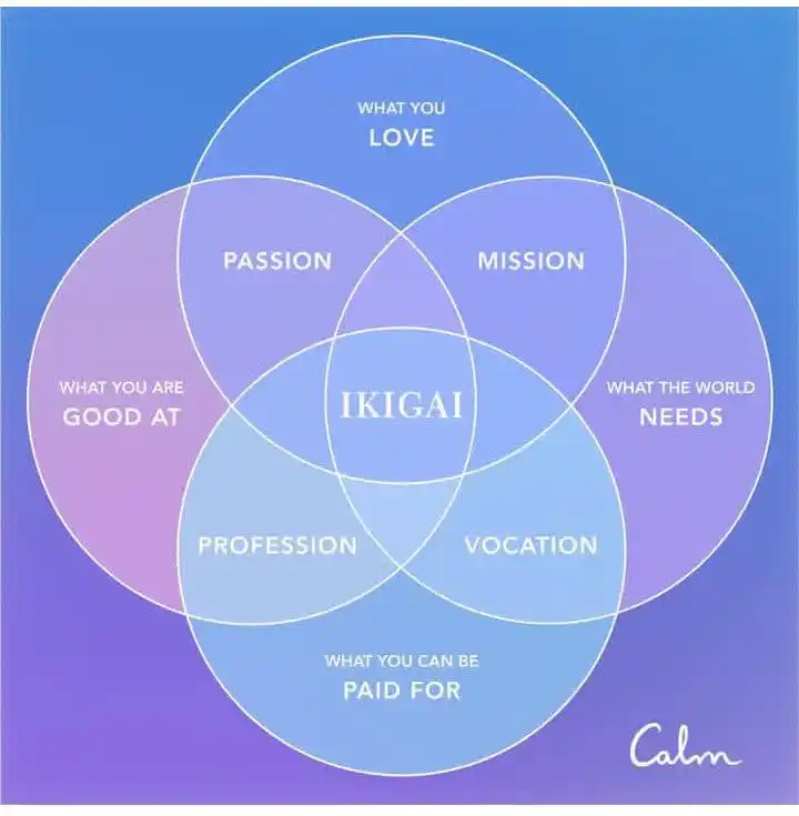 Image from Moses Services (MS): *IKIGAI*❤️📌 A Japanese term that embodies the balance of a fulfilled ...