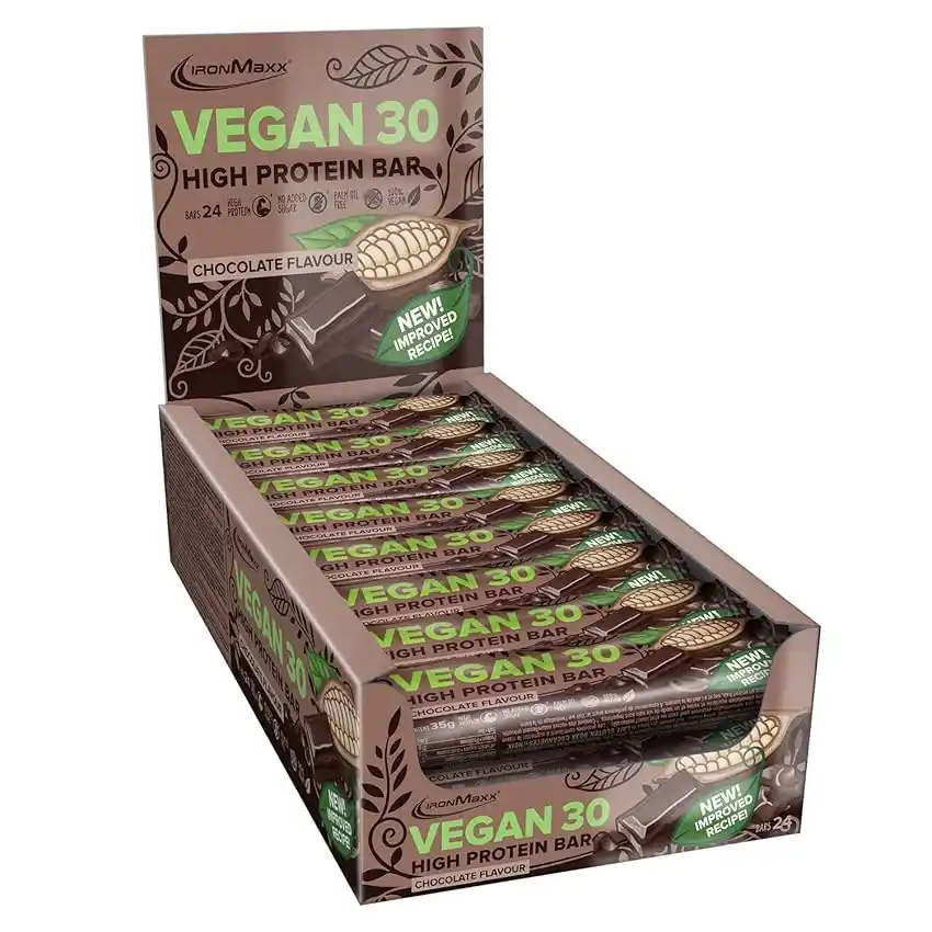 Image from Supermercato Sottocasa: 👀 IronMaxx Vegan 30 Protein Bar - Barrita Proteica Vegana - Gusto: Ci...