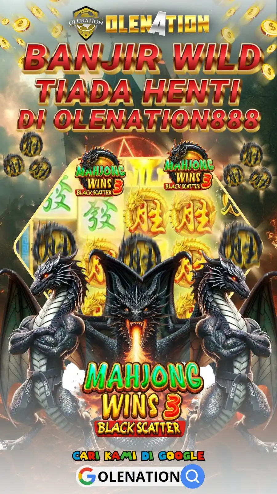 Image from OLENATION888✅: 🥳 JANGAN LEWATKAN KESERUAN BANJIR CUAN BESAR DAN MEGAJACKPOT 🥳   📍1...