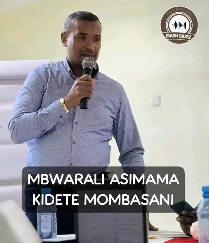 Image from BashBuzz: *KAUNTI MOMBASA* Waziri wa elimu Mombasa Dkt. Mbwarali Kame amesisitiz...