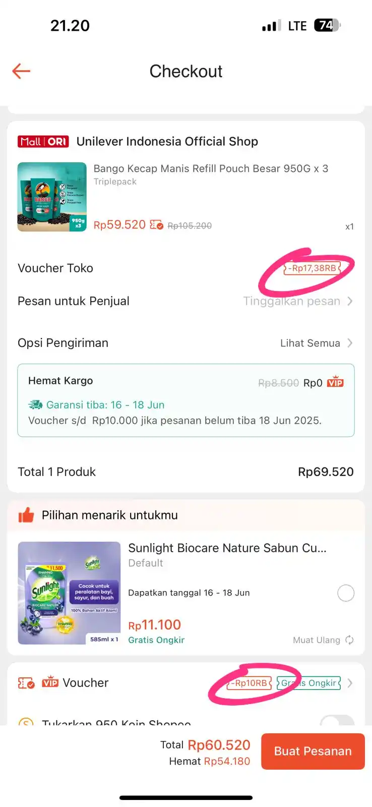 Image from INFO PROMO RACUN SHOPEE CUAN: Kecap bango 950gr cuma 20rb/pc pake diskon toko khusus vip dan diskon ...