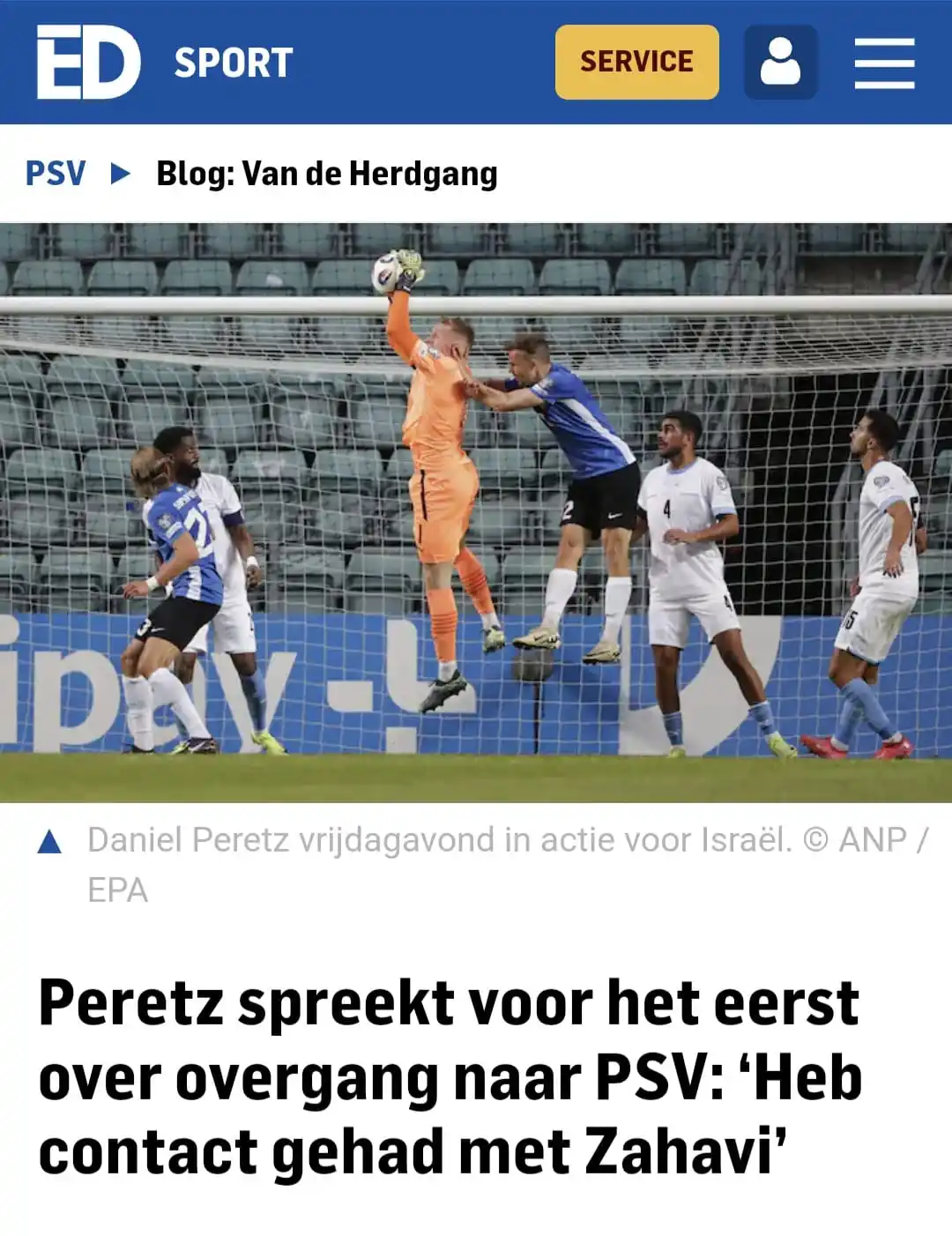 Rik Elfrink - PSV - ED post