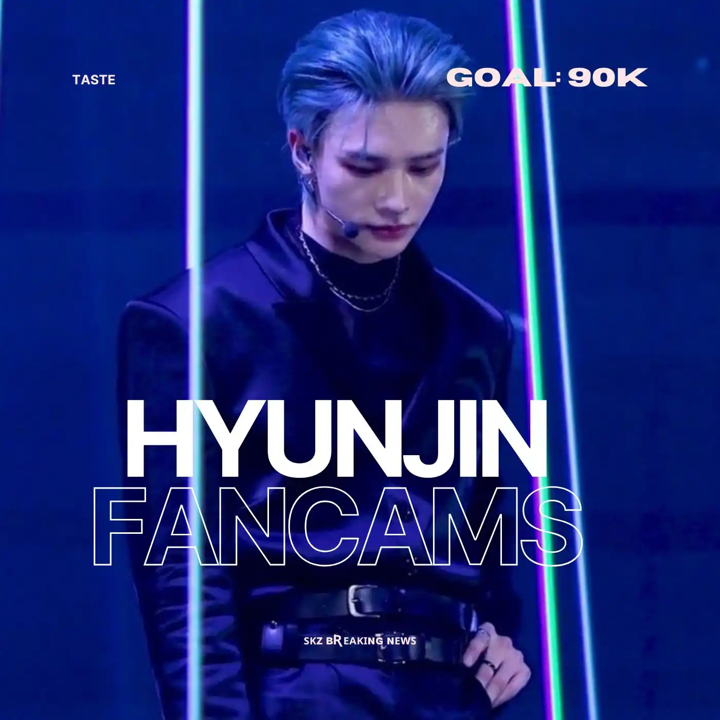 Image from STRAY KIDS - BREAKING NEWS ✨🌿: [🎧| ꜱᴋᴢ ʙʀᴇᴀᴋɪɴɢ ɴᴇᴡꜱ]  ¡La fancam de Hyunjin en "TASTE" para Golden ...