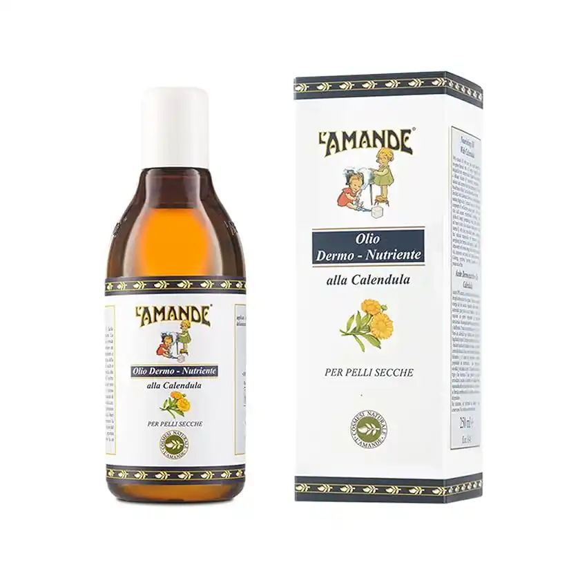 Image from Supermercato Sottocasa: 👀 L'AMANDE - Olio di Calendula 100% Naturale con Vitamina E, per Corp...