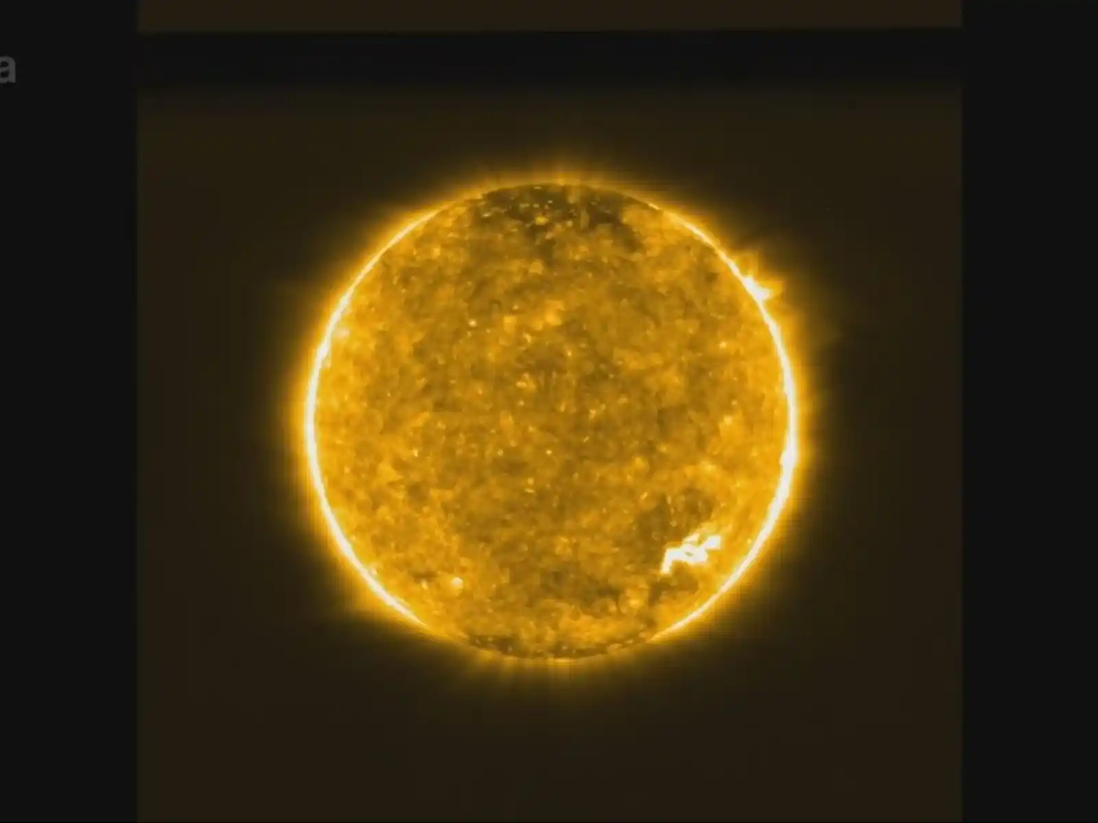 Image from RaiNews: *Le prime immagini delle zone polari del Sole, aree mai osservate in p...