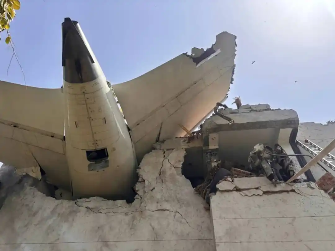Image from The Voice Online News: *Lone passenger survives Air India crash, at least 241 dead* https://t...