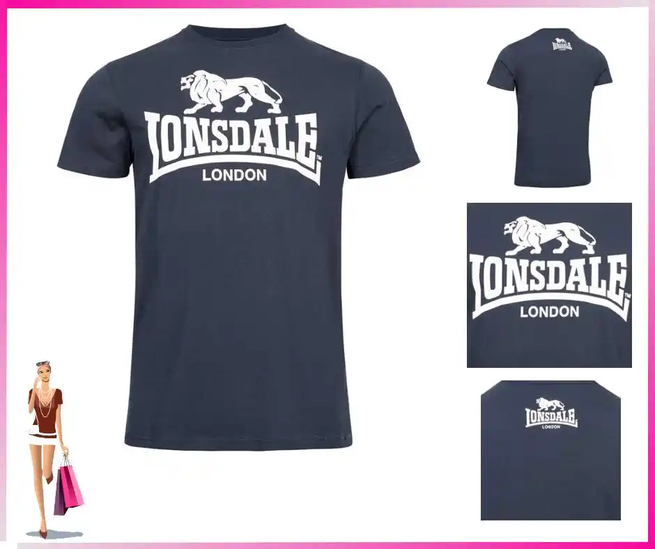 Image from Le Offerte di Joy: 🟢 *Lonsdale Logo T-Shirt, Blu Mare* 💰 A soli *17,16€* invece di 19,...
