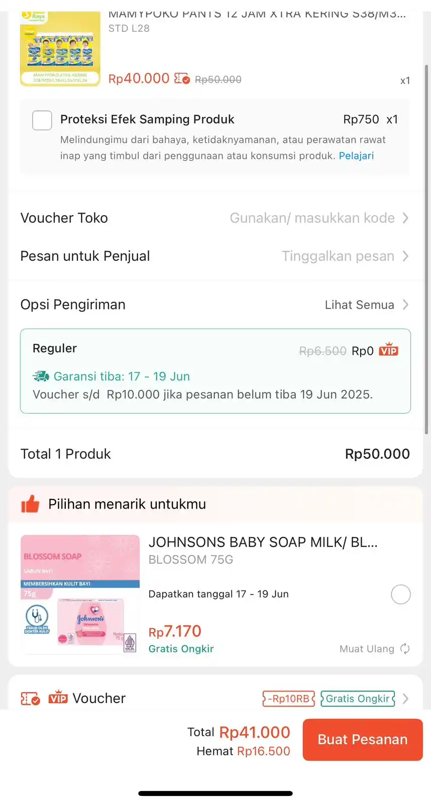 Image from INFO PROMO RACUN SHOPEE CUAN: Mamypoko cuma 41rb pake diskon nempel 20% 10RB https://s.shopee.co.id/...