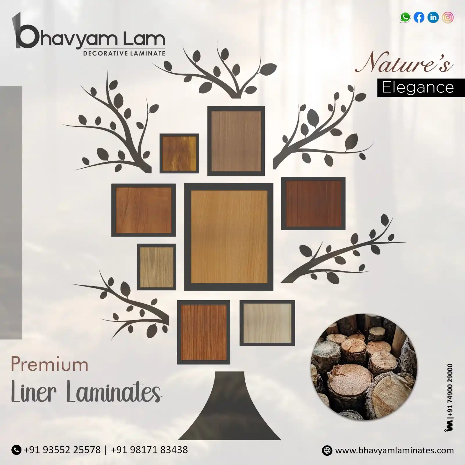 Image from IBAIS MEDIA-WOODEN: *Manufacturers of 0.72, 0.82, 0.92 Off White And Fabric Liner & Wooden...