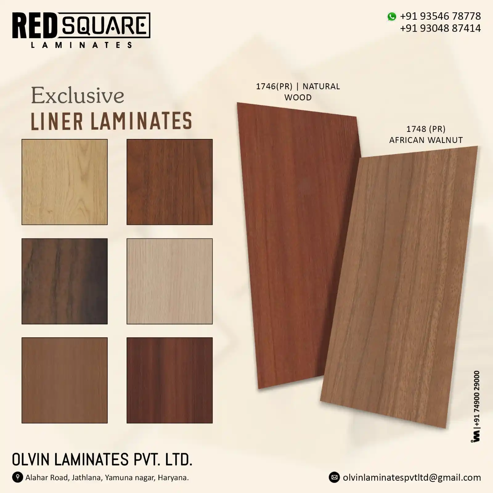 Image from IBAIS MEDIA-WOODEN: *Manufacturers of 0.72, 0.82, 0.92 Off White And Fabric Liner Laminate...
