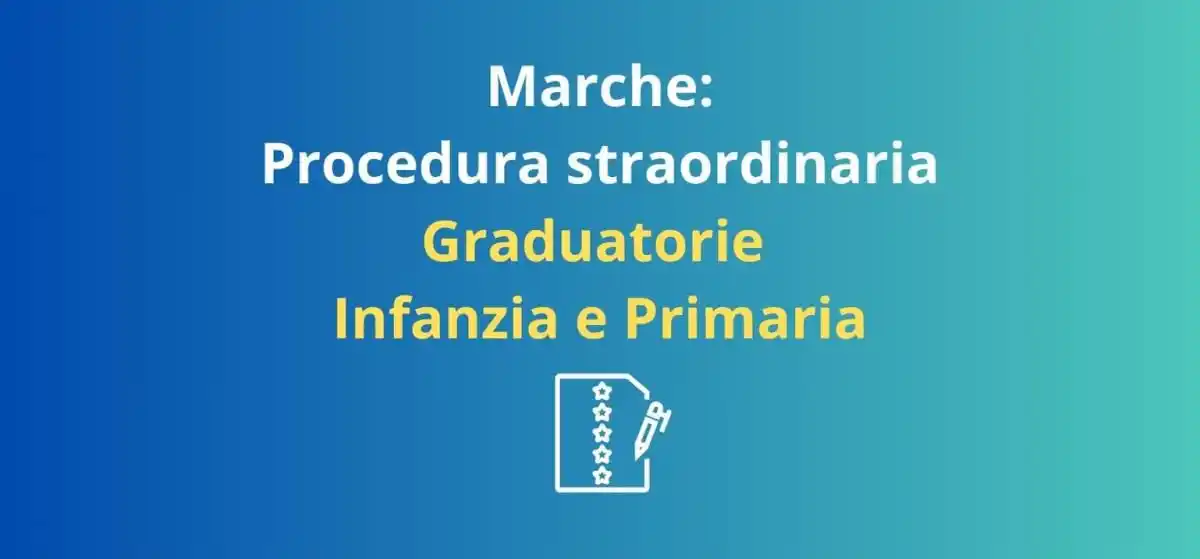 Image from SNADIR - Sindacato Nazionale: 📣 Marche: Procedura straordinaria - Approvate le Graduatorie di Merit...