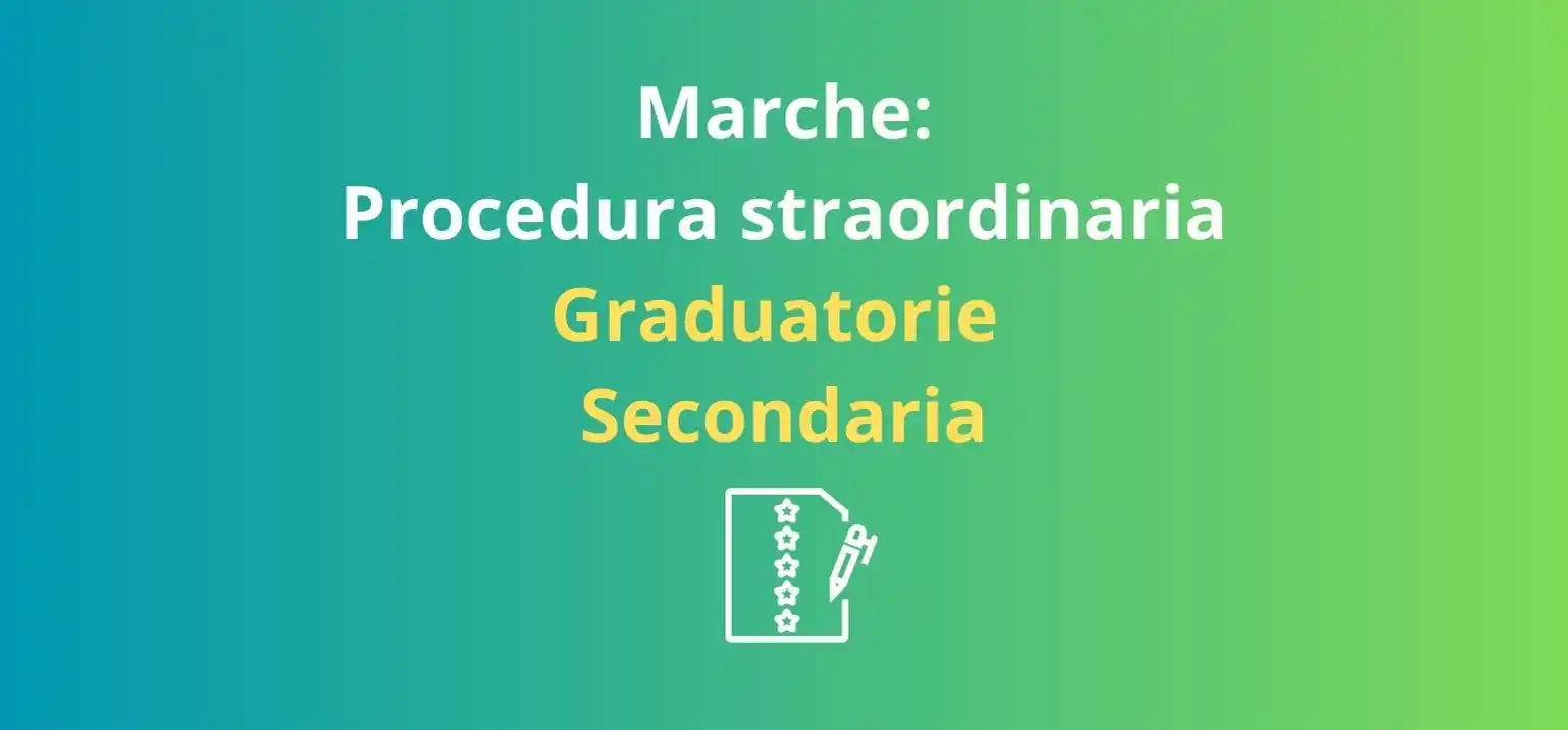 Image from SNADIR - Sindacato Nazionale: 📣 Marche: Procedura straordinaria - Approvate le Graduatorie di Merit...