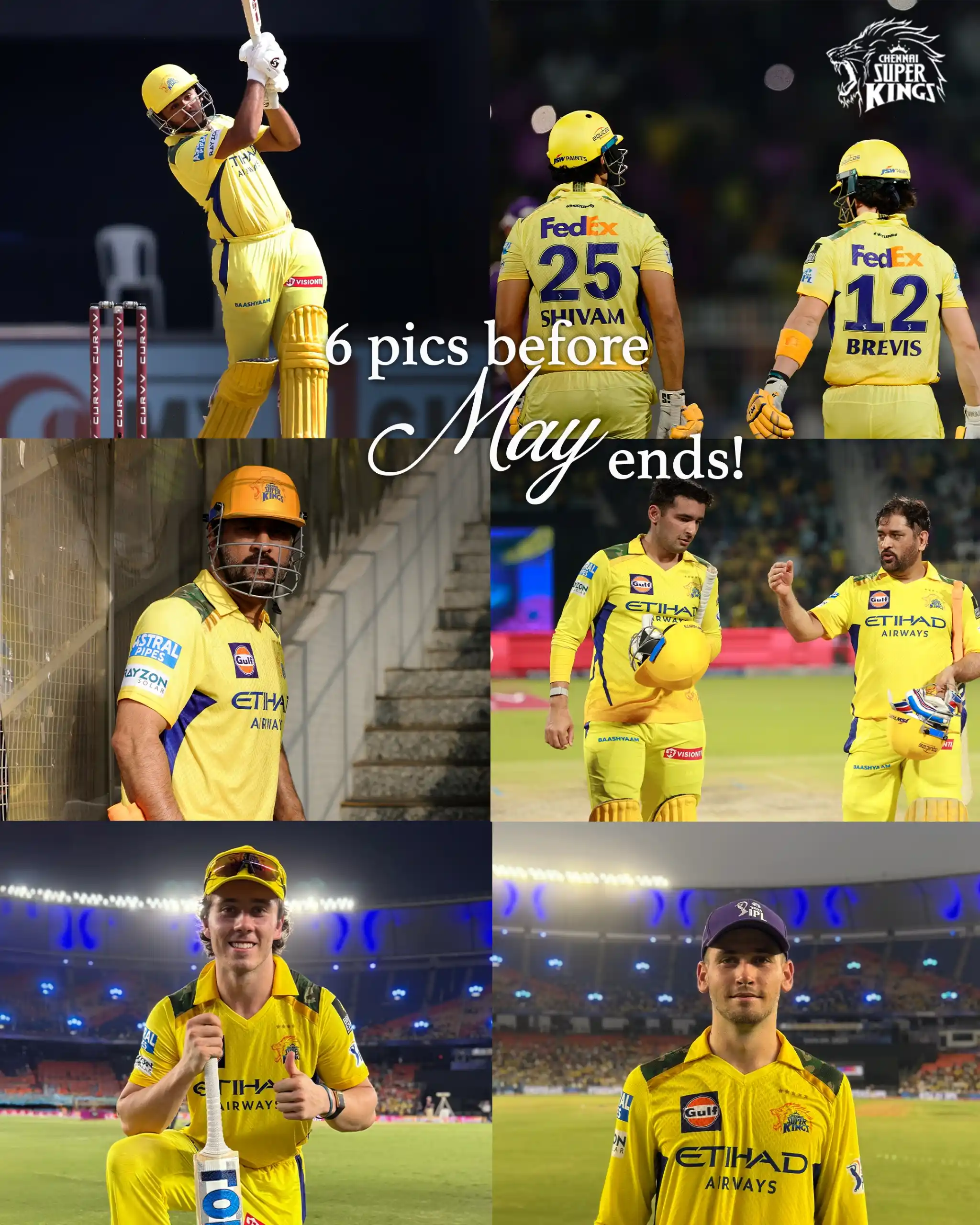 Image from Chennai Super Kings: May gave us reasons to smile! 🥳💛  <a class="text-blue-500 hover:unde...