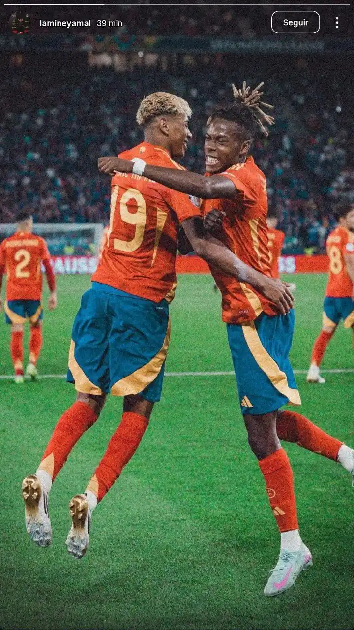 Image from Diário de torcedor: Minutos depois da notícia sair, Lamine Yamal postou essa foto em seus ...