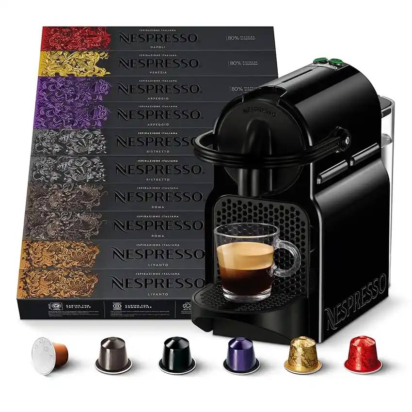Image from Supermercato Sottocasa: 👀 Nespresso MACCHINA INISSIA E 100 CAPSULE – Inissia EN80B Macchina C...