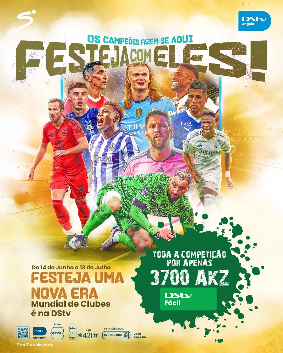 Image from DStv Angola: 🚨‼️ *O Mundial de Clubes FIFA 2025 estará disponível a partir do Paco...
