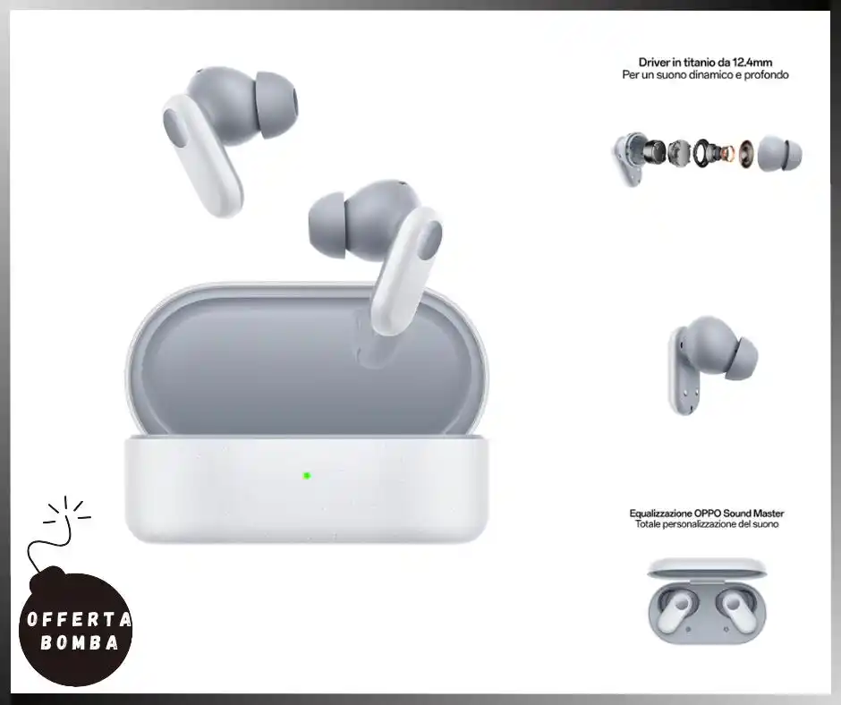 Image from Le Offerte di Joy: โผ๏ธ ๐ข๐๐๐๐๐ข ๐๐ ๐ฃ๐ฅ๐๐ญ๐ญ๐ข โผ๏ธ ๐ข *Oppo Enco Buds2 PRO Auricula...