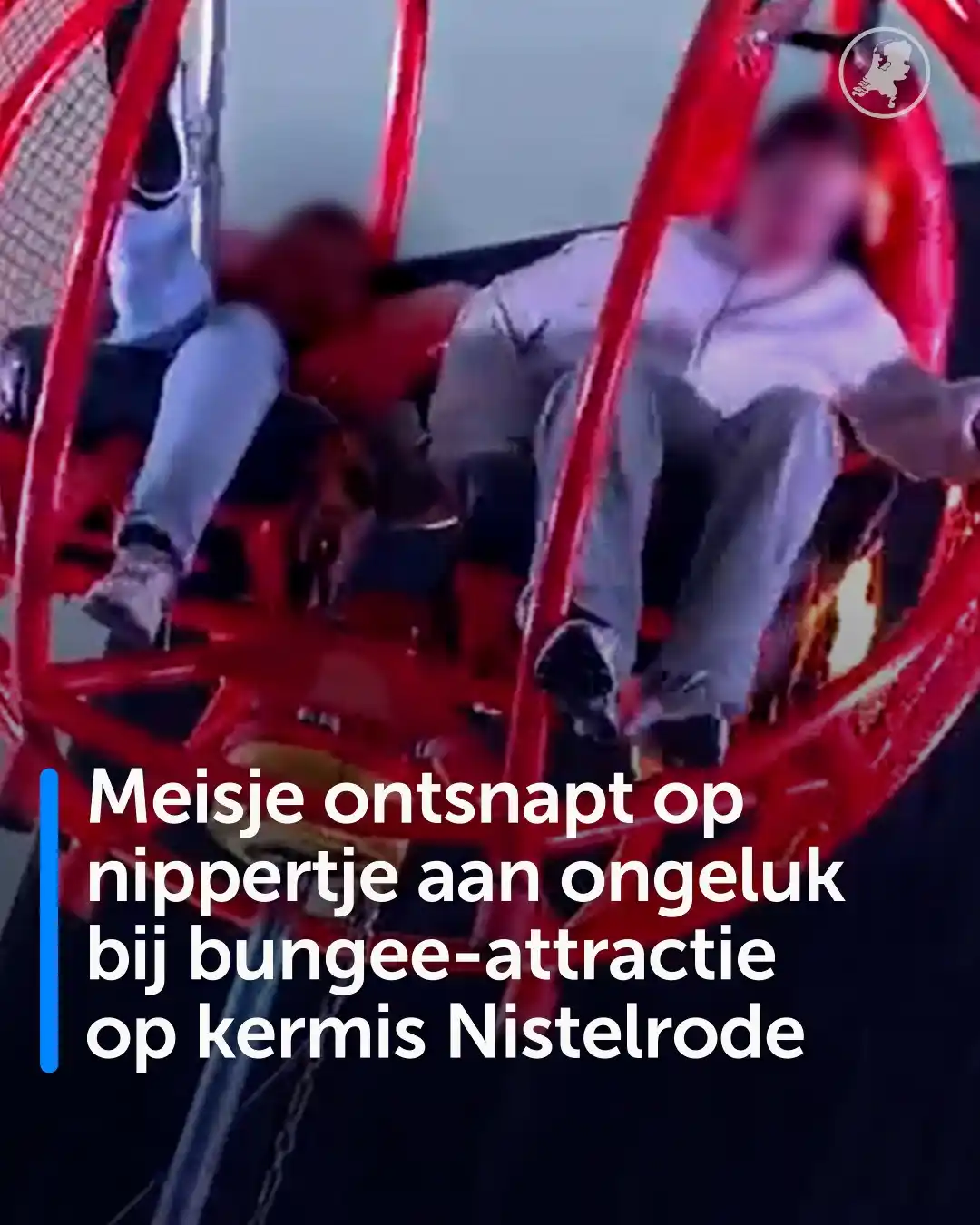 Image from Hart van Nederland: Op een kermis in het Brabantse Nistelrode is een jong meisje op het ni...