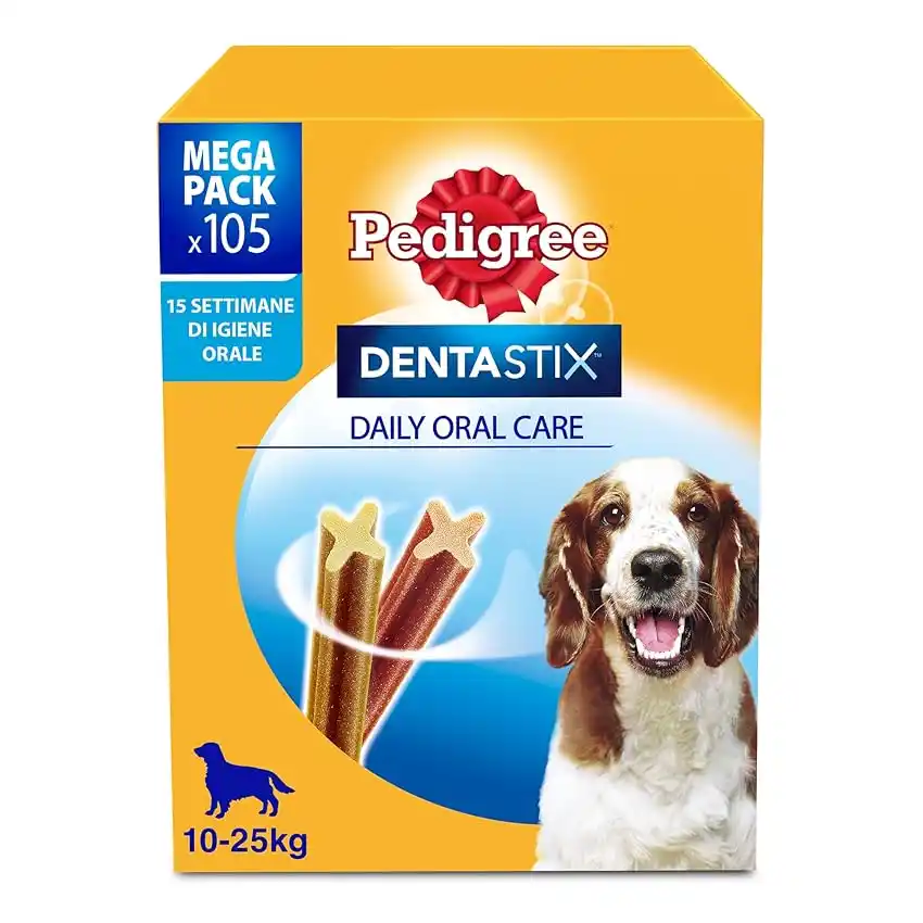 Image from Supermercato Sottocasa: 👀 Pedigree Dentastix Snack per la Igiene Orale (Cane Medio 10-25 kg) ...