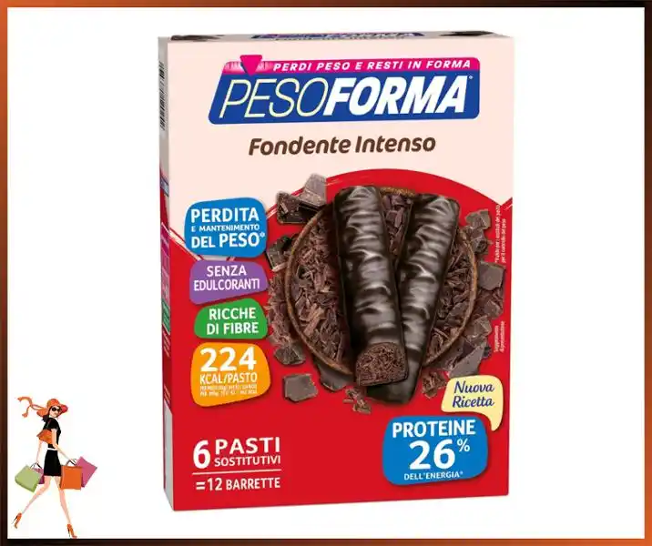 Image from Le Offerte di Joy: 🟢 *Pesoforma Barrette Fondente Intenso, Pasto sostitutivo proteico, B...