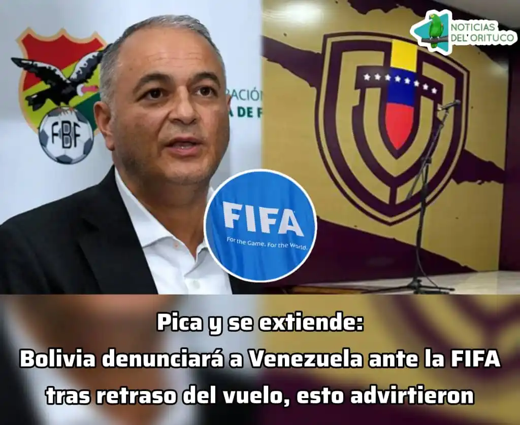Image from Noticias Del Orituco: Pica y se extiende: Bolivia denunciará a Venezuela ante la FIFA tras r...