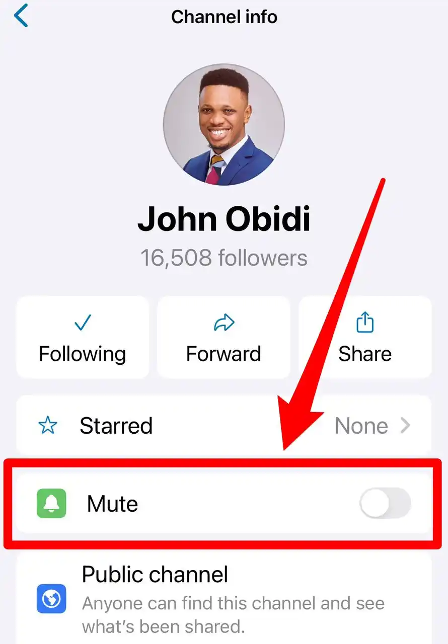 John Obidi post
