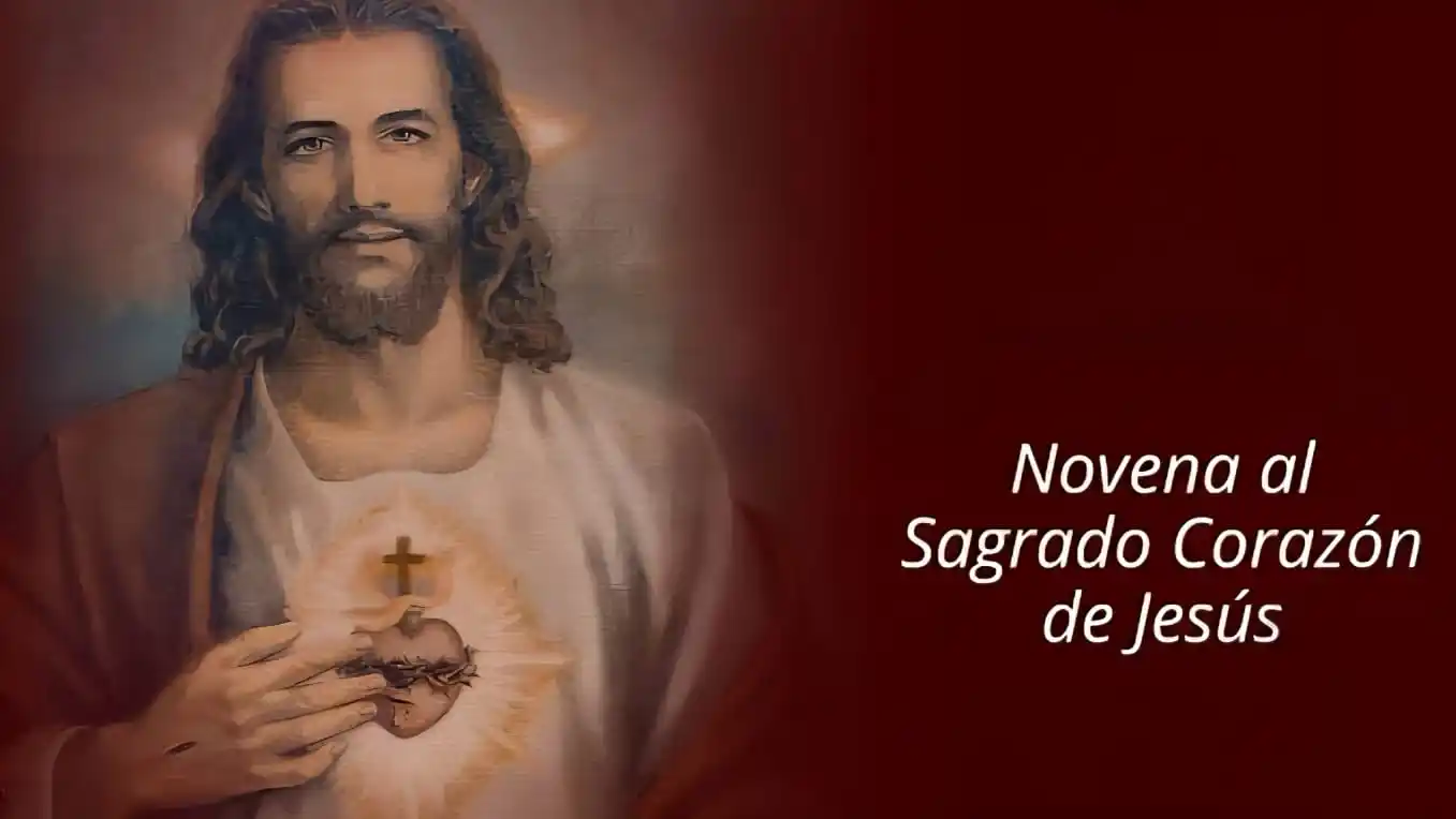 Image from ☧📜 Evangelio 𝐃𝐢𝐚𝐫𝐢𝐨 ✞🕯: *¿Qué es la novena al Sagrado Corazón de Jesús? 📆🫀* Es una devoción...