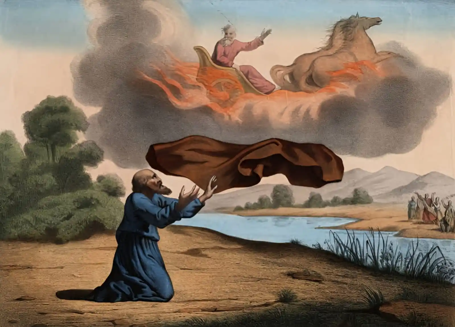 Image from ☧📜 Evangelio 𝐃𝐢𝐚𝐫𝐢𝐨 ✞🕯: *¿Quién fue Eliseo?*📃📯  En la Biblia, el profeta Eliseo fue sucesor ...