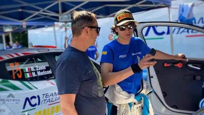 Image from RaiNews: *Rally di Polonia, muore in un incidente campione italiano Junior 2024...