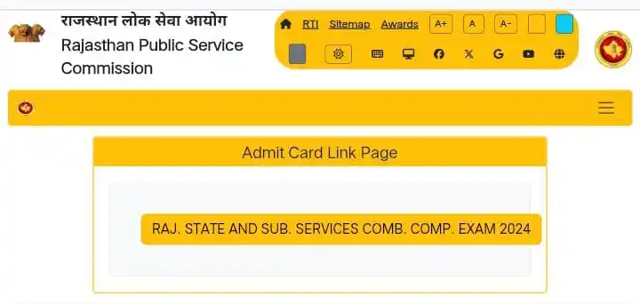 Image from Emitra Update (Banswara) 📢: RAS 2024 Admit Card जारी ✅ https://rpsc.rajasthan.gov.in/admitcardnew...