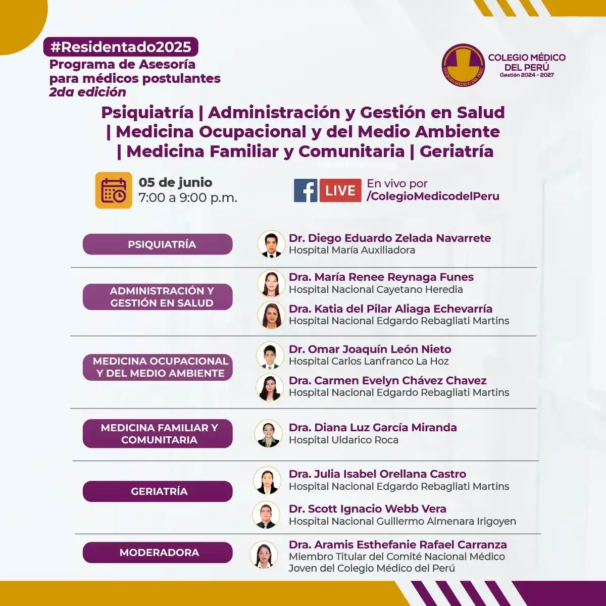 Image from Colegio Médico del Perú: *<a class="text-blue-500 hover:underline cursor-pointer" href="/hashta...